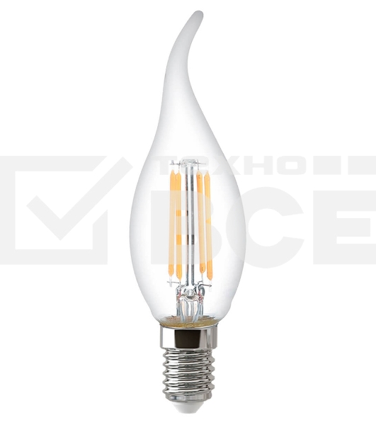 Лампа светодиодная Hiper THOMSON LED FILAMENT TAIL CANDLE 11W 1140Lm E14 6500K
