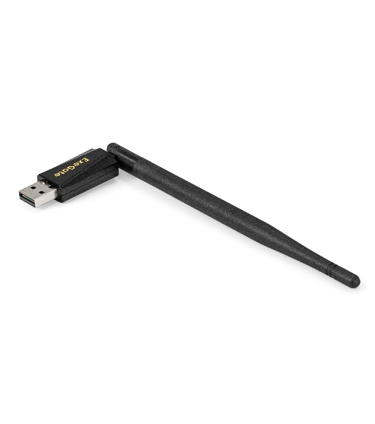 Сетевой адаптер Wi-Fi 4 ExeGate EDWA-137-N300-1 (Беспроводной USB адаптер, Wi-Fi N (b/g/n), чипсет Realtek8192, до 300 Мбит/с на 2,4 ГГц, внешняя 3dBi антенна, USB 2.0)