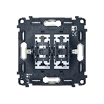 Механизм 2-клавишного выключателя Ambrella Volt 10A-250V QUANT VM115, фото 1