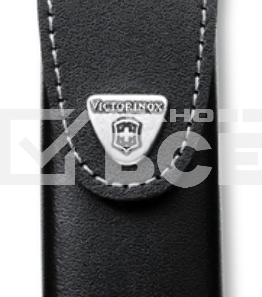Чехол из нат.кожи Victorinox Leather Belt Pouch (4.0523.3) черный с застежкой на липучке без упаковки
