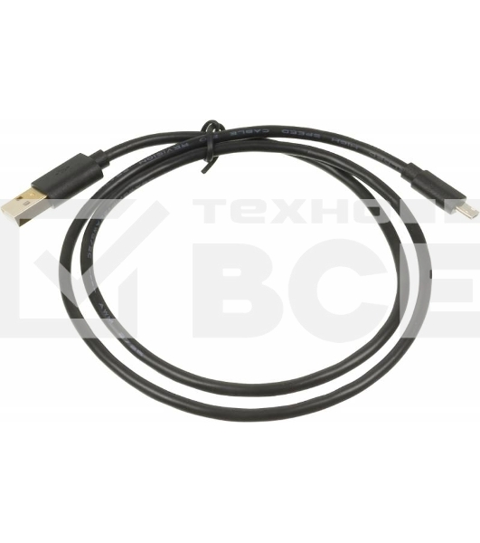 Кабель USB2.0 2A Square Connector USB A (m)/micro USB B (m) 0.75м Позолоченные контакты