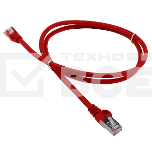Патч-корд LANMASTER LSZH FTP кат.5e, 3.0 м, красный