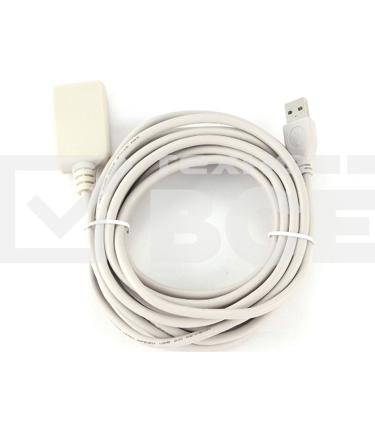 Кабель Gembird UAE016 USB 2.0 кабель удлинительный !!!Активный!!! 4.8м AM/AF