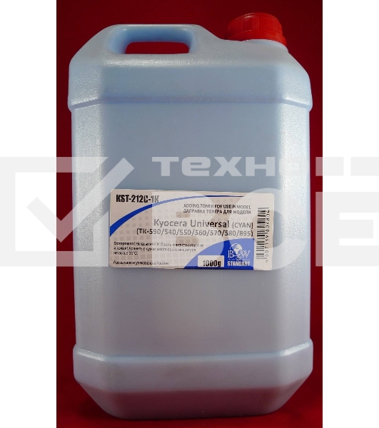 Тонер Kyocera Universal (TK-590/540/550/560/570/580/895) cyan (кан. 1кг) B&W Standart (Tomoegawa) фас России