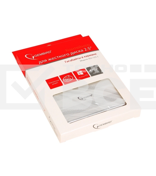 Внешний корпус для HDD Gembird EE2-U2S-5-S 2.5