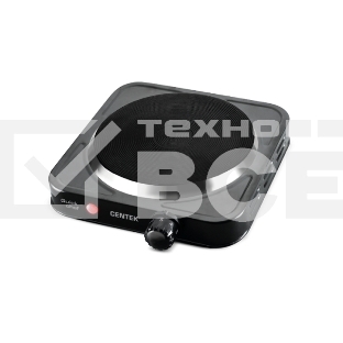 Плитка электрическая Centek CT-1506 черный, 1конф ЧУГУН 155мм, 1000Вт, индикатор работы