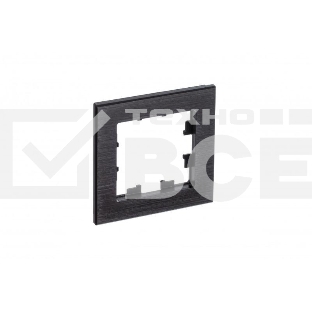 Рамка 1-м AtlasDesign Nature металл оникс SchE ATN312301
