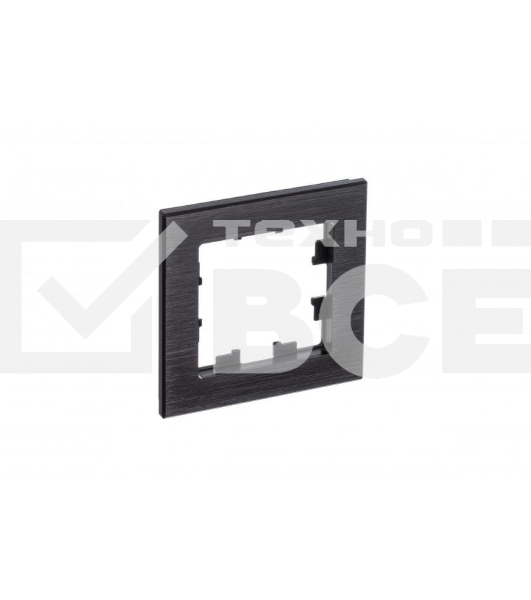 Рамка 1-м AtlasDesign Nature металл оникс SchE ATN312301
