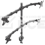 Кронштейн ONKRON D421E для четырех мониторов 13