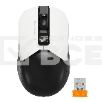 Мышь беспроводная A4Tech Fstyler FG12S белый/черный, 1200 dpi, радиоканал, USB, кнопки - 3, фото2
