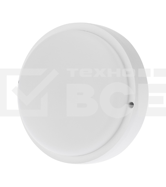 Светильник светодиодный пылевлагозащищенный Rexant ЖКХ-01 круг 18 Вт 1800 Лм IP65 174 мм 6500 K с микроволновым датчиком движения