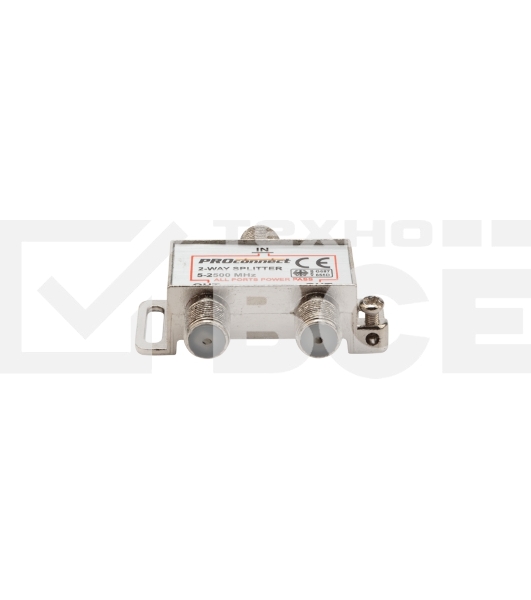 Делитель  (FD-2515) ТВ  х 2 под F разъём 2500 СПУТНИК   PROCONNECT