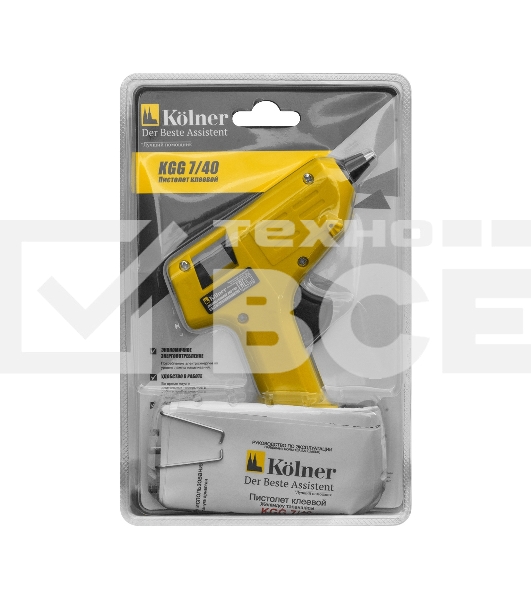 Клеевой пистолет KOLNER KGG 7/40