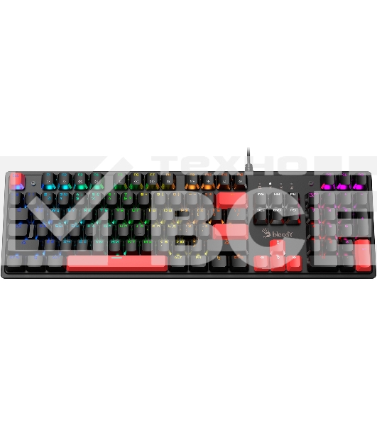 Клавиатура A4Tech Bloody S510R механическая черный USB for gamer LED
