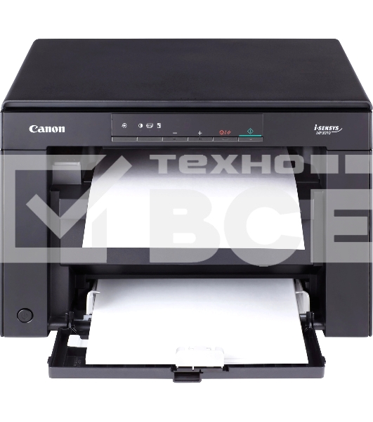 МФУ лазерный Canon i-SENSYS MF3010 (5252B004), A4, ч/б, печ. 18 стр/мин., скан. до 18 стр/мин., 600 x 1200 dpi (печать) 600x600dpi (сканер), USB 2.0
