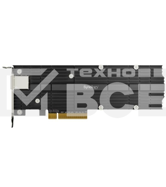Сетевая карта Synology M.2 SSD-NVME adapter M.2 2110/2080,2 slots m.2 key , 10 Gigabit port RJ-45, PCIe 3.0 x8 adapter (FH bracket)'