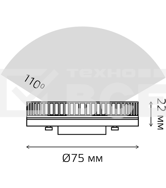 Светодиодная лампа GAUSS 83811 LED Elementary GX53 11W 810lm 3000K 1/10/100