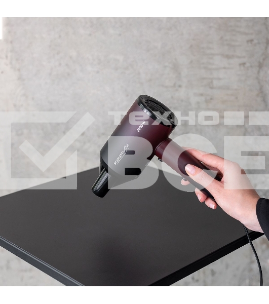 Фен Scarlett SC-HD70I38 2000Вт бордовый