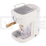 Кофеварка рожковая Maunfeld MF-737BG PRO бежевый, исп. кофе - молотый, 1.5 л, 1250 Вт, 15 Бар., фото11