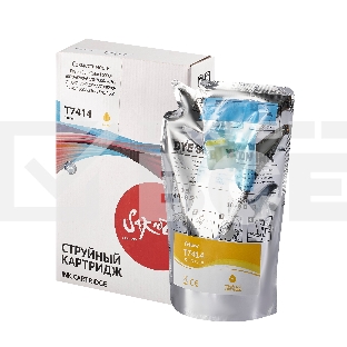Контейнер с чернилами Sakura C13T741400 (T7414 Y) для Epson, пурпурный , 1000 мл.