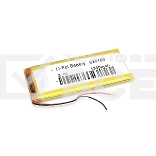 Аккумулятор Li-Pol (батарея) 6.2*41*99мм 2pin 3.7V/1350mAh