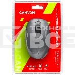 Мышь беспроводная Canyon MW-9 серый, 1600 dpi, радиоканал, Bluetooth, USB, кнопки - 6, фото4