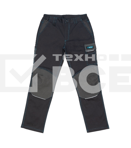 Брюки профессиональные рабочие, 97% хлопок 3% спандекс, M Gross