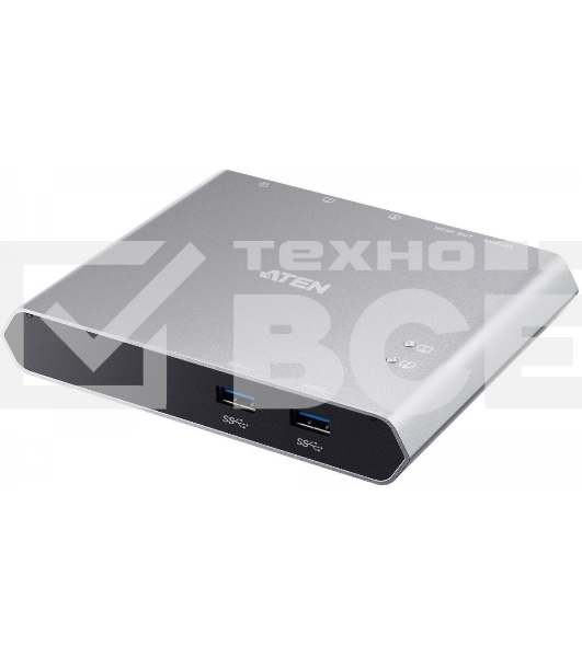 Док-коммутатор APC ATEN 2-Port USB-C Gen 1 Dock Switch with Power Pass-through