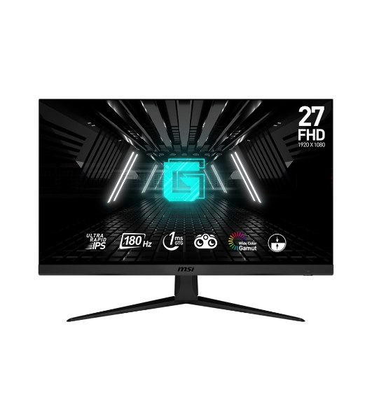 Монитор 27' MSI G2712F IPS 1920x1080, 180 Гц, 1 мс, 16:9, 300 кд/м2, 2xHDMI, 1xDP, черный
