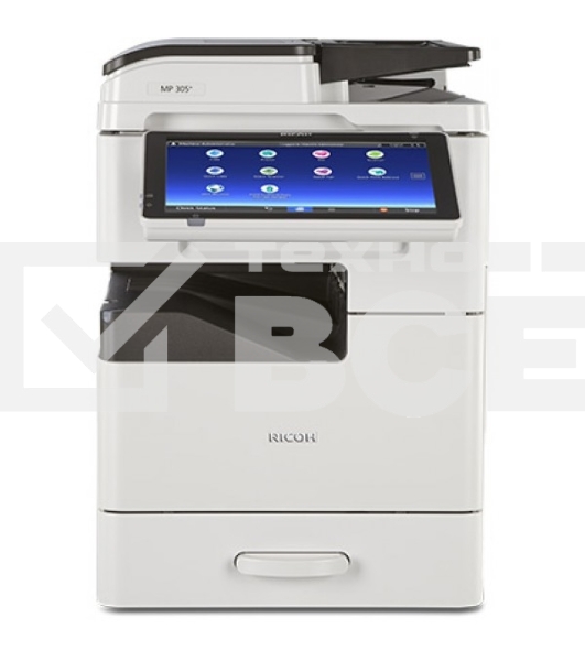 МФУ лазерный Ricoh MP 305+ SPF, A3, монохромный, печ./скан. до 30 стр/мин, 600 x 600 DPI, Ethernet, USB