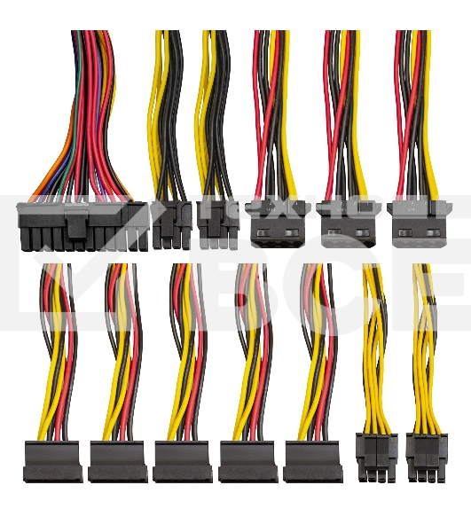 Блок питания ExeGate 800NPX, 800W, (ATX, SC, 12cm fan, 24pin, 2x(4+4)pin, 2xPCI-E, 5xSATA, 3xIDE, black, кабель 220V 1,8м с защитой от выдергивания)