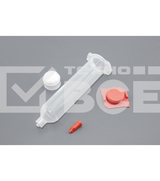 Промышленный шприц 30 мл с красной крышкой 10 шт