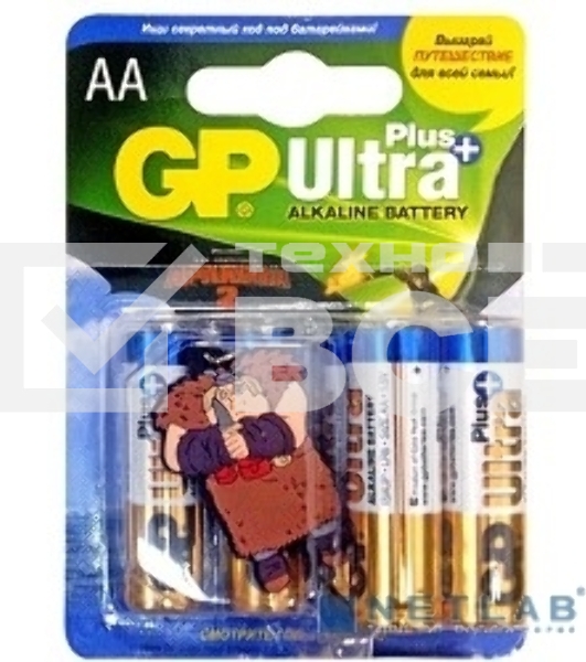 Батарейка GP 15AUPTD2-2CR6 Ultra Plus (6 шт. в уп-ке)