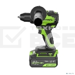 Дрель-шуруповерт аккумуляторная Greenworks GD24DD90 24V, 90 Нм, бесщеточная, 45/90Нм,1х4Ач,ЗУ,кор 3707507CUB, фото3