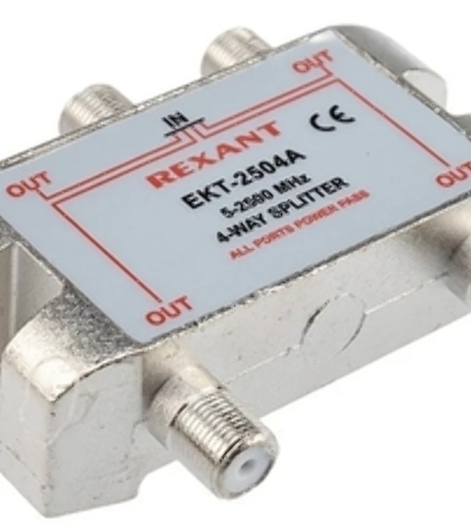 Делитель ТВ Rexant х 3 под F разъем 5-2500 МГц 'СПУТНИК'