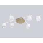 Потолочный светильник Ambrella light FL51755/6 WH/GD белый/золото GX53/6 max 12W 870*570*110, фото 1