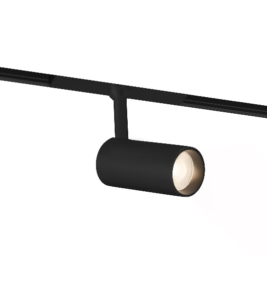 Трековый акцентный светильник Ambrella light GL4405 BK черный IP20 7W 3CCT 3000-6000K SMART 48V 24° D35*90
