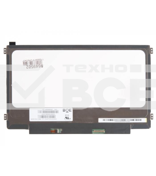 Матрица 11.6 Matte NT116WHM-N21, WXGA HD 1366x768, 30 Lamels DisplayPort, cветодиодная (LED), уши Л/П