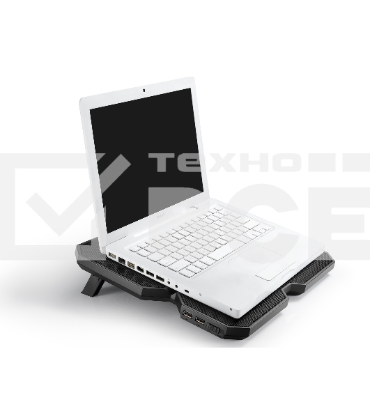 Подставка для ноутбука Deepcool MULTI CORE X6 15.6' 380x295x24мм 24dB 2xUSB 900g Fan-control черный