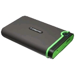 Внешний HDD 2.5' Transcend StoreJet 25M3, 2TB, USB 3.2 Gen 1 Type-A, 5400 rpm, зеленый, фото 1