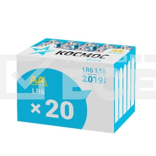 Элемент питания Космос алкалиновый LR LR6 (уп.20шт)