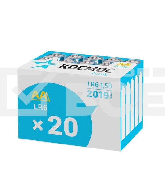 Элемент питания Космос алкалиновый LR LR6 (уп.20шт)