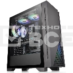 Компьютерный корпус Thermaltake H330 TG CA-1R8-00M1WN-00 Black/Win/SPCC/Tempered Glass*1/120mm Standard Fan*1, фото 1