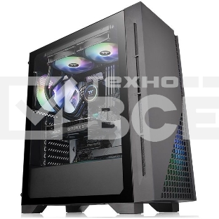 Компьютерный корпус Thermaltake H330 TG CA-1R8-00M1WN-00 Black/Win/SPCC/Tempered Glass*1/120mm Standard Fan*1