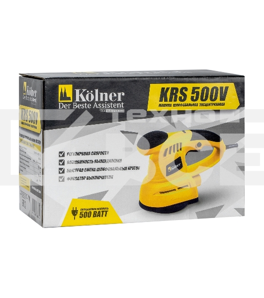Эксцентриковая шлифовальная машина KOLNER KRS 500V