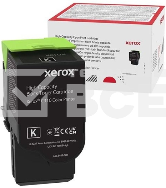 Картридж лазерный XEROX C310 черный 8K (006R04368)