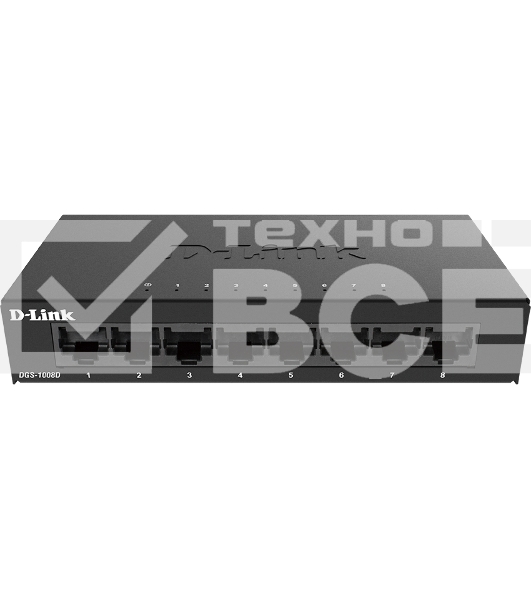 Коммутатор D-Link DGS-1008D/K2A, L2