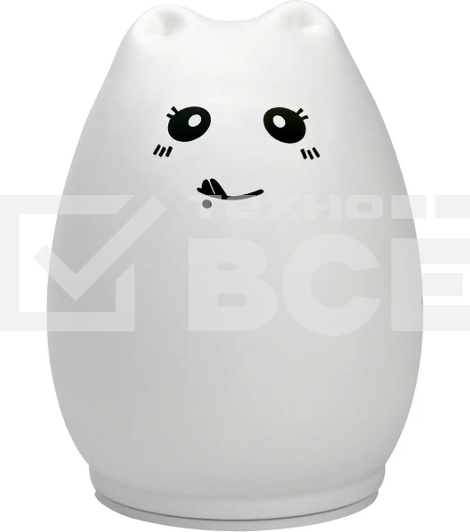 Ночник Gauss NN303 кошка белый