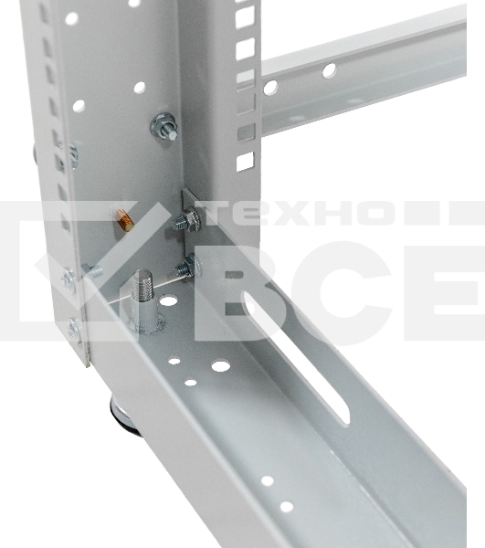 Стойка двухрамная NTSS NTSS-2POR42U/600-1000 42U 550ммx1000мм 600кг серый