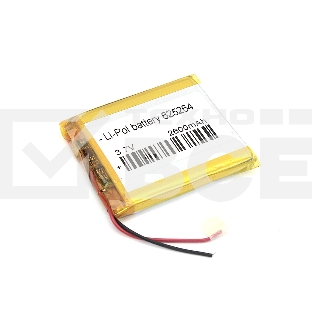 Аккумулятор Li-Pol (батарея) 6.2*52*64мм 2pin 3.7V/2600mAh